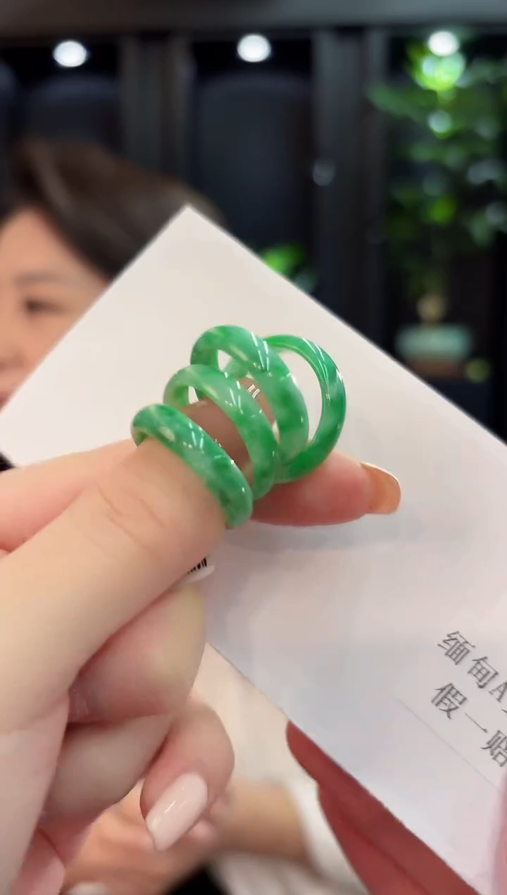 未镶嵌戒圈翡翠缅甸A货/多样性发货/一件