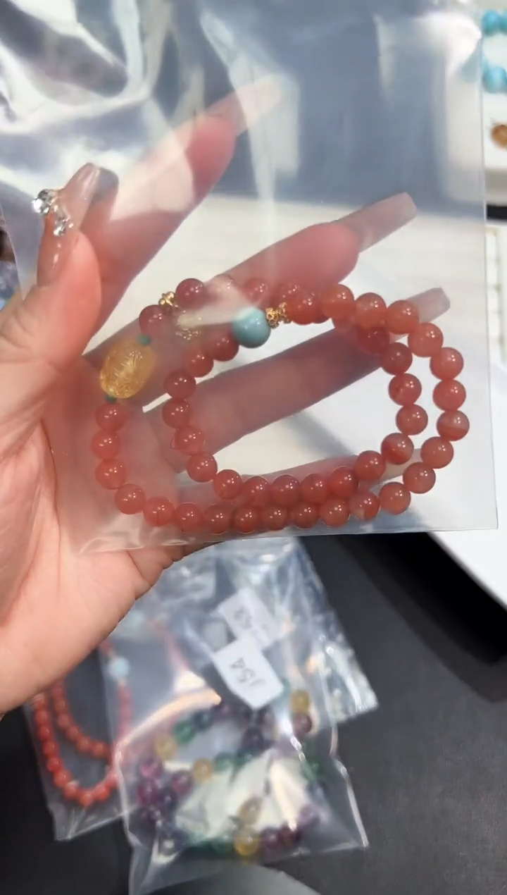 【闪购商品】水晶手串未镶嵌55j多样性发其一/1条默认微瑕