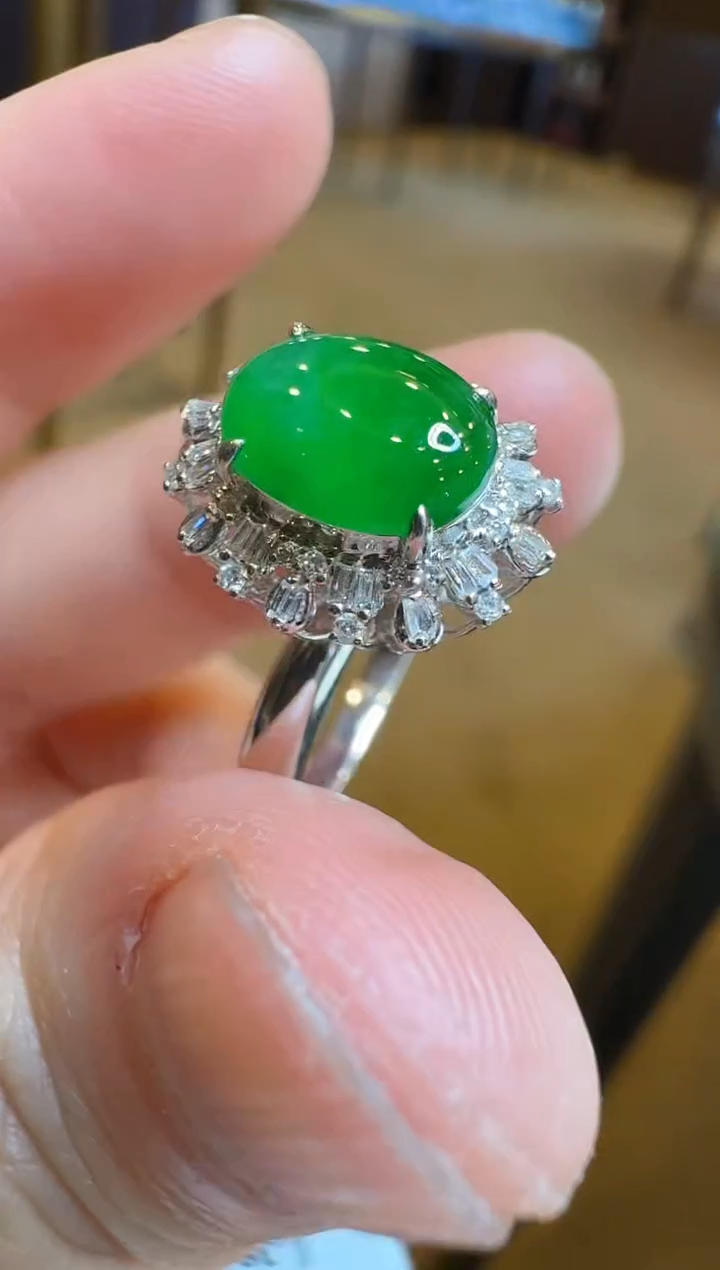 【闪购商品】翡翠戒指18K金镶嵌多样性团购发一件