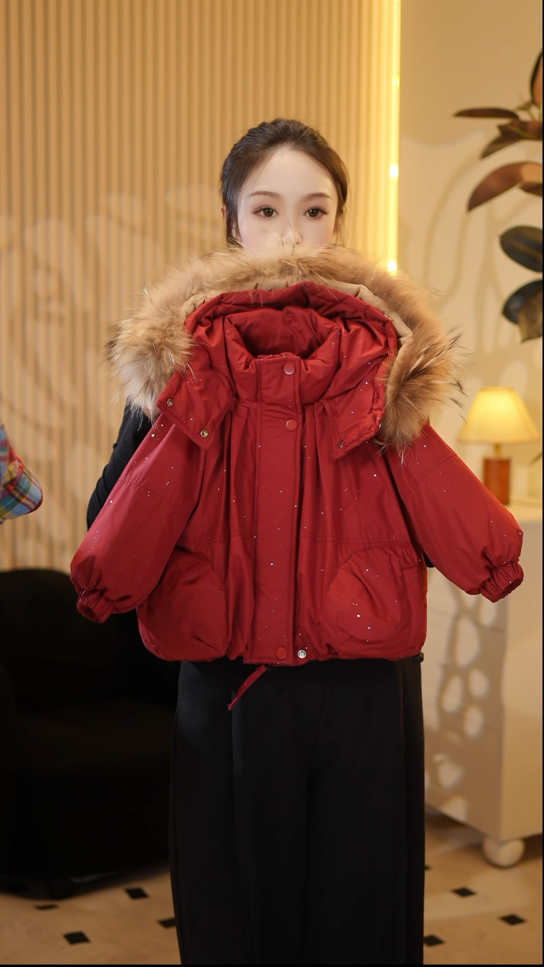 【现货】2025冬季儿童新款韩版加棉加厚保暖棉服外套58755