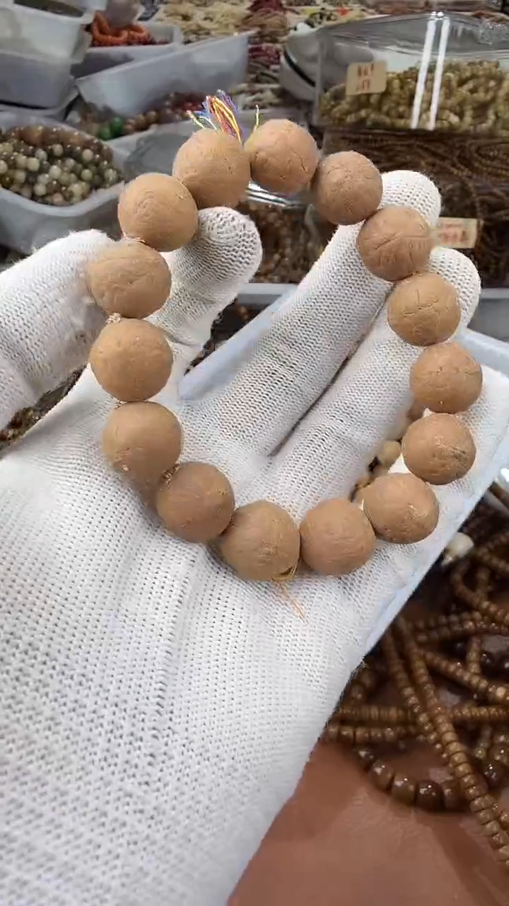 手串菩提根/象牙果凤眼菩提圆珠单圈