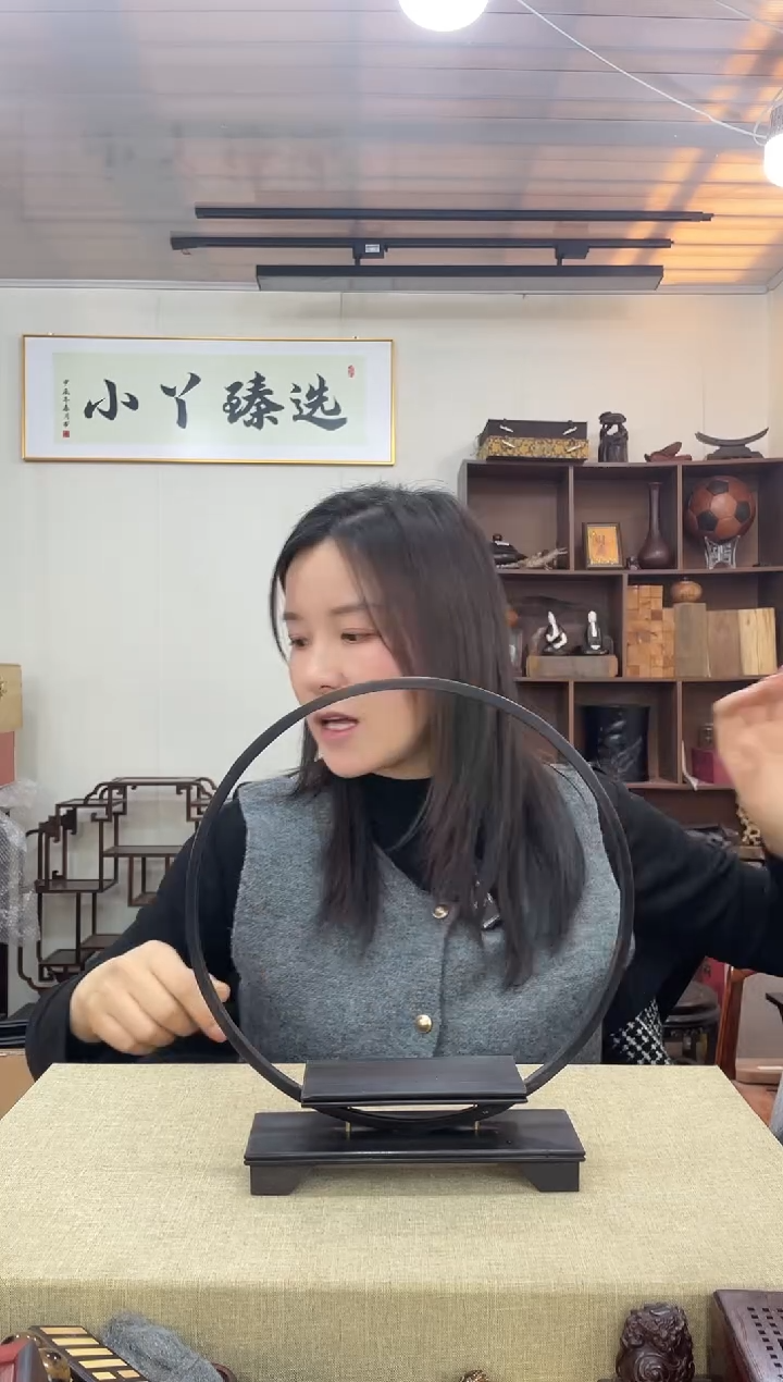 乌木类590紫光檀博古架木木