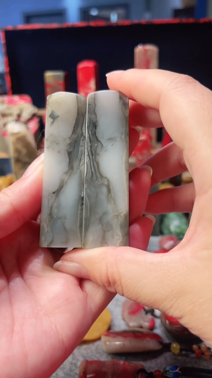 【闪购商品】昌化石昌化水墨冻对章