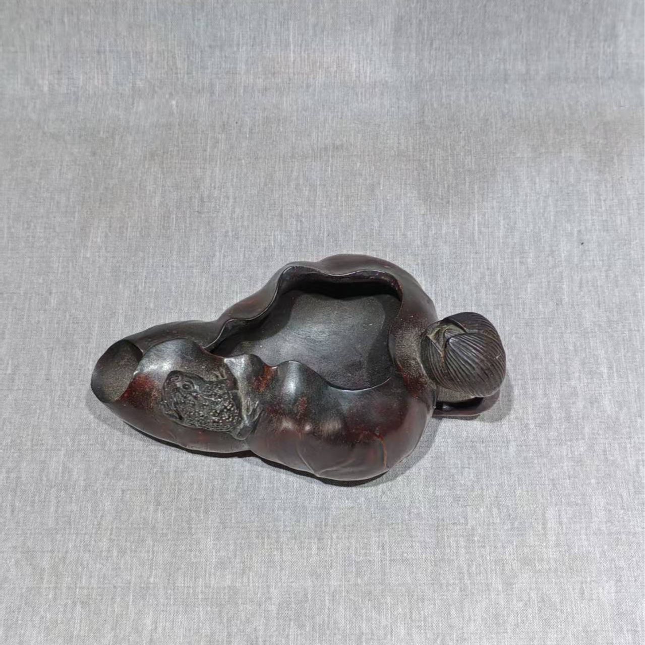 徽韵淘木笔洗木质复古手工