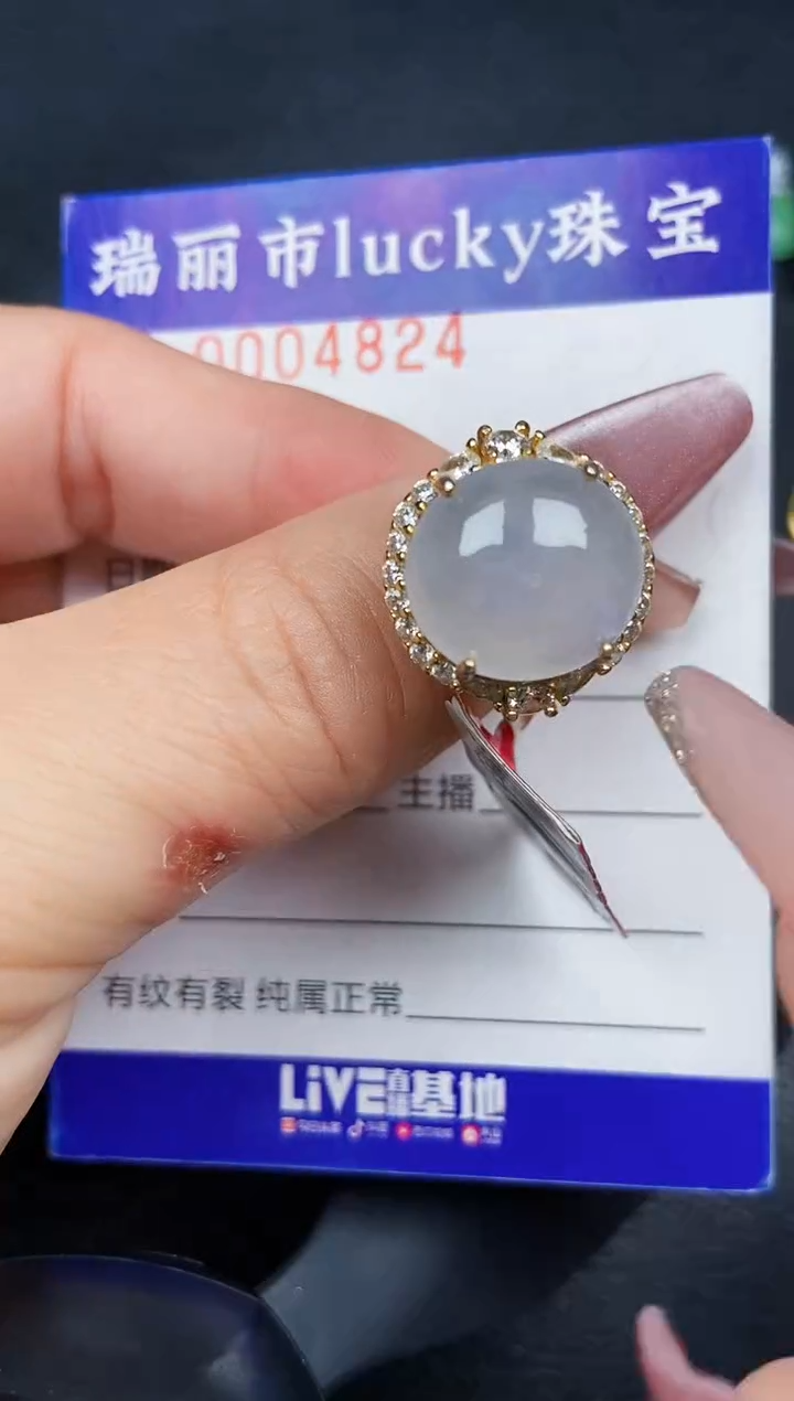 翡翠银S925镶嵌颈饰4824