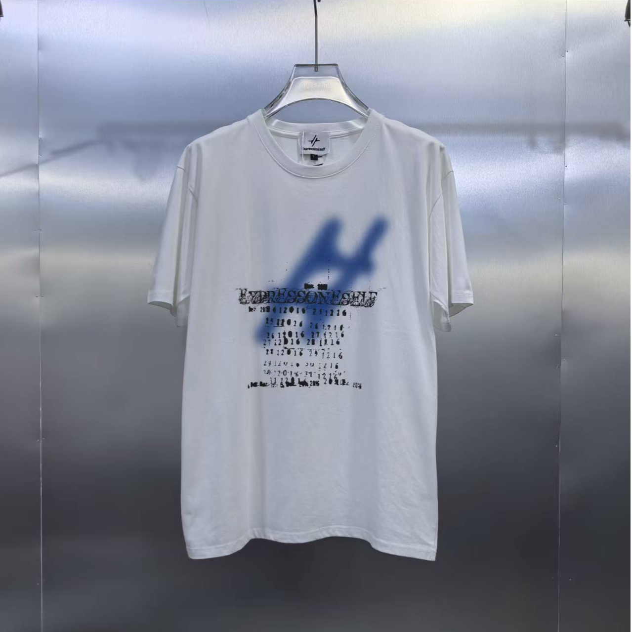 V03-91313-EXP夏季正面潮流印花时尚圆领半袖