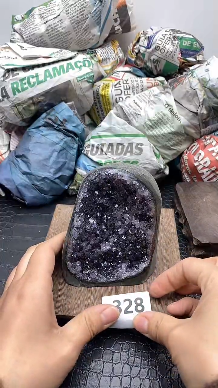 【闪购商品】紫晶1未镶嵌328号摆件