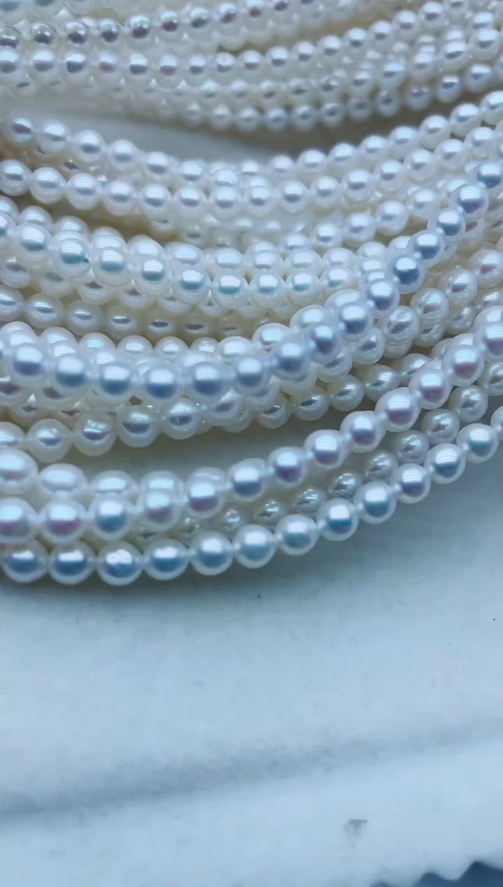 淡水珍珠银S925镶嵌项链项链多样性发其一