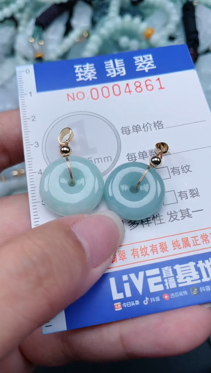 翡翠未镶嵌颈饰.0004861