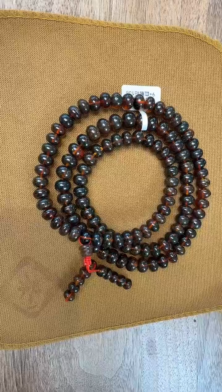 琥珀颈饰未镶嵌9M F201