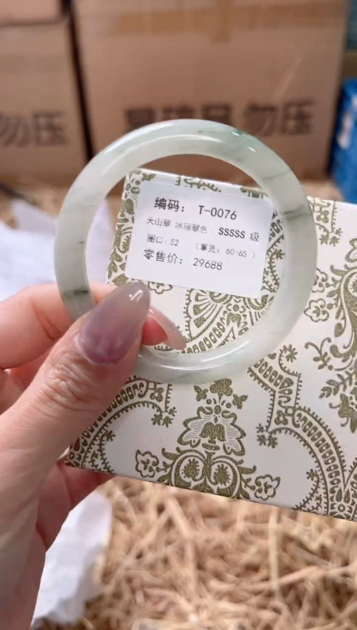 未镶嵌手镯石英质玉T-0076