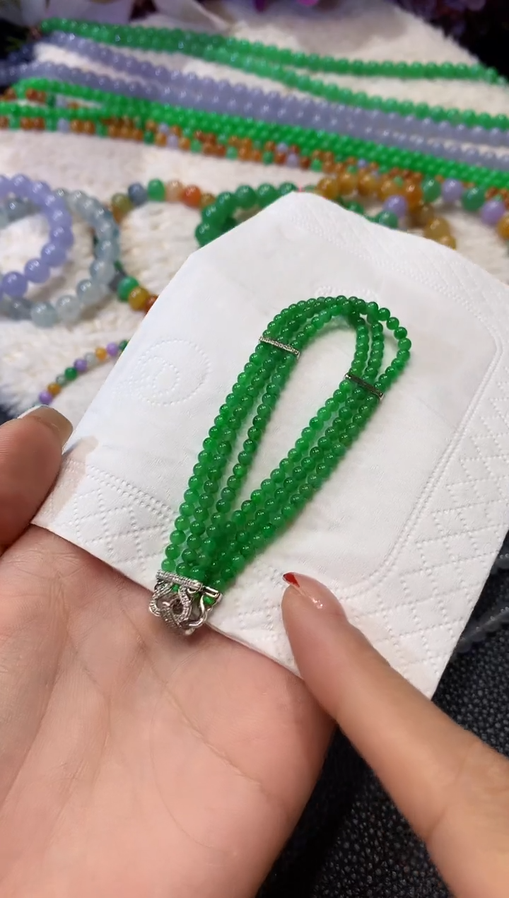 未镶嵌手串翡翠C85