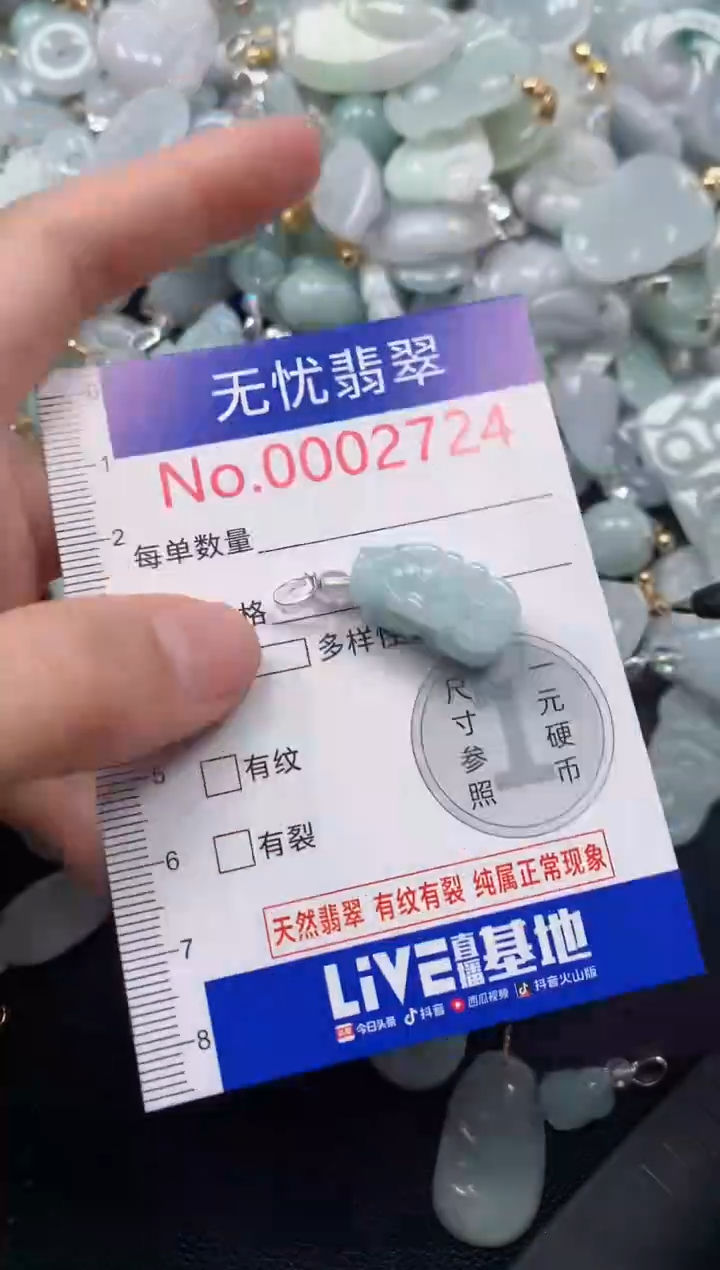 颈饰未镶嵌翡翠2724
