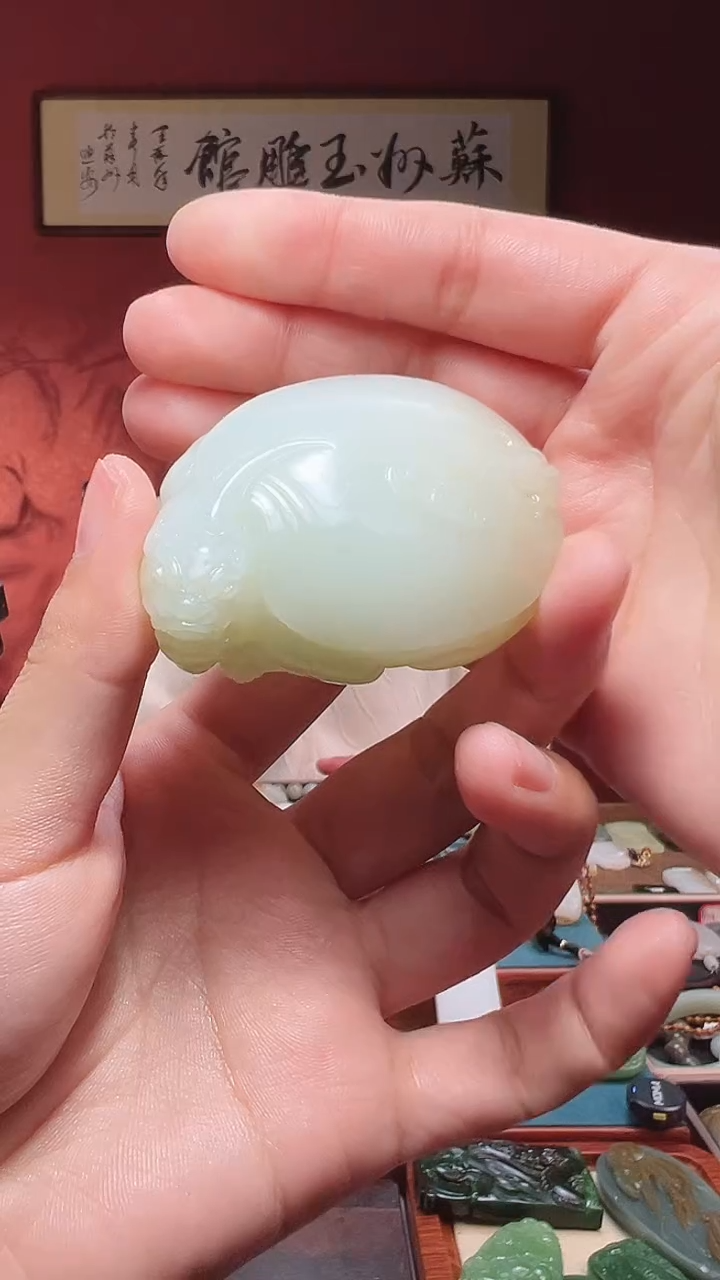 吊坠(不含链)未镶嵌和田玉48