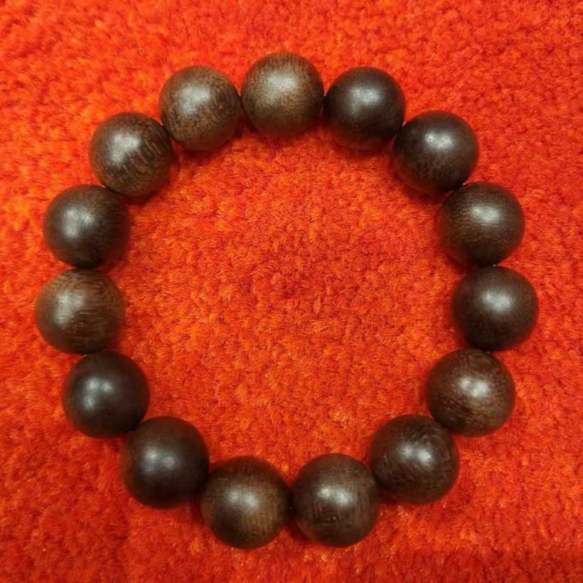 【杨总珍藏】Rsp0350富森红土玉化沉香手串1.4单圈（多样性发货）