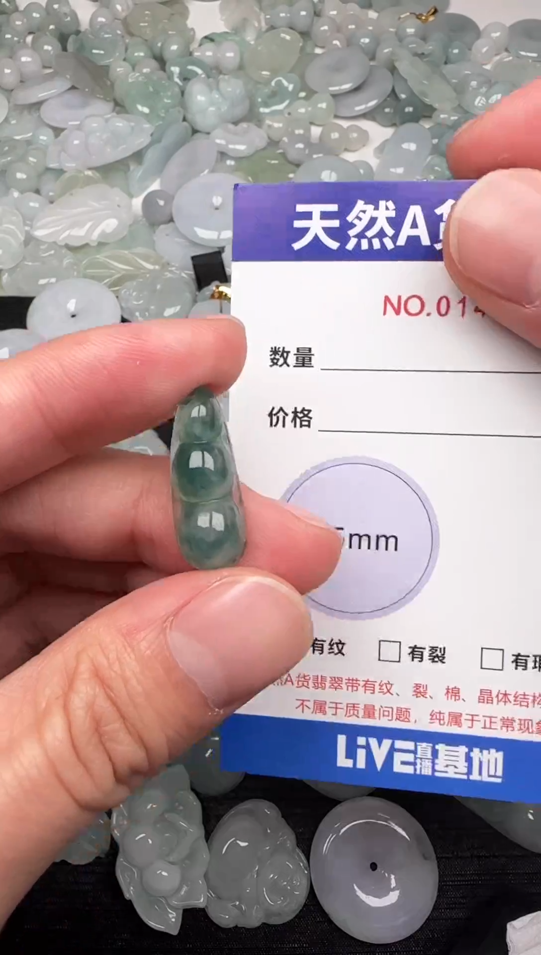 吊坠(不含链)未镶嵌翡翠148