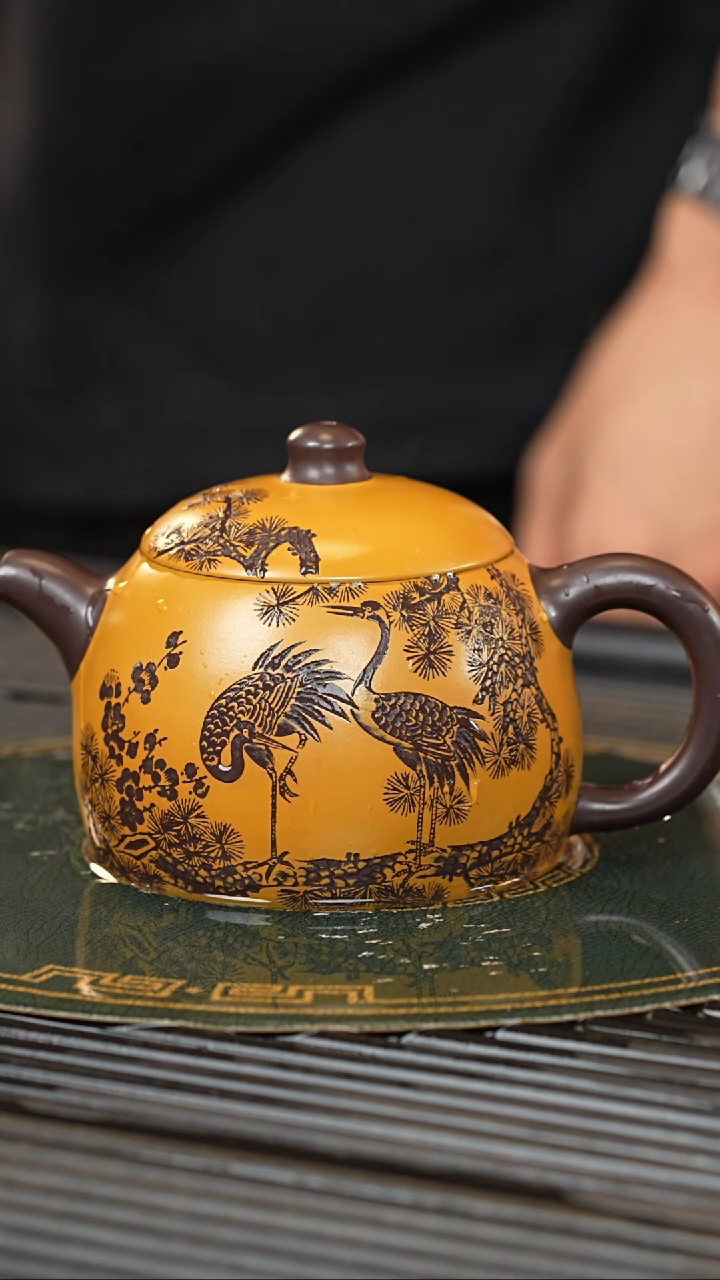 【闪购商品】紫砂茶壶ZCP 泥上泥工艺 秦权 