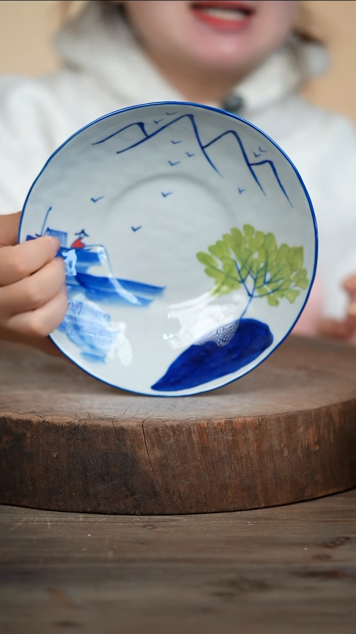 【闪购商品】瓷片景德镇高温釉下彩（食品级）