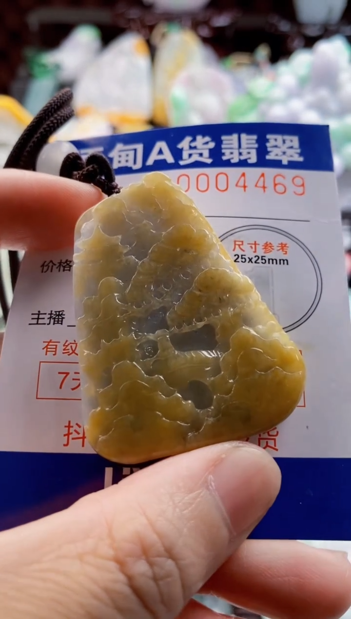 翡翠未镶嵌吊坠(不含链)1