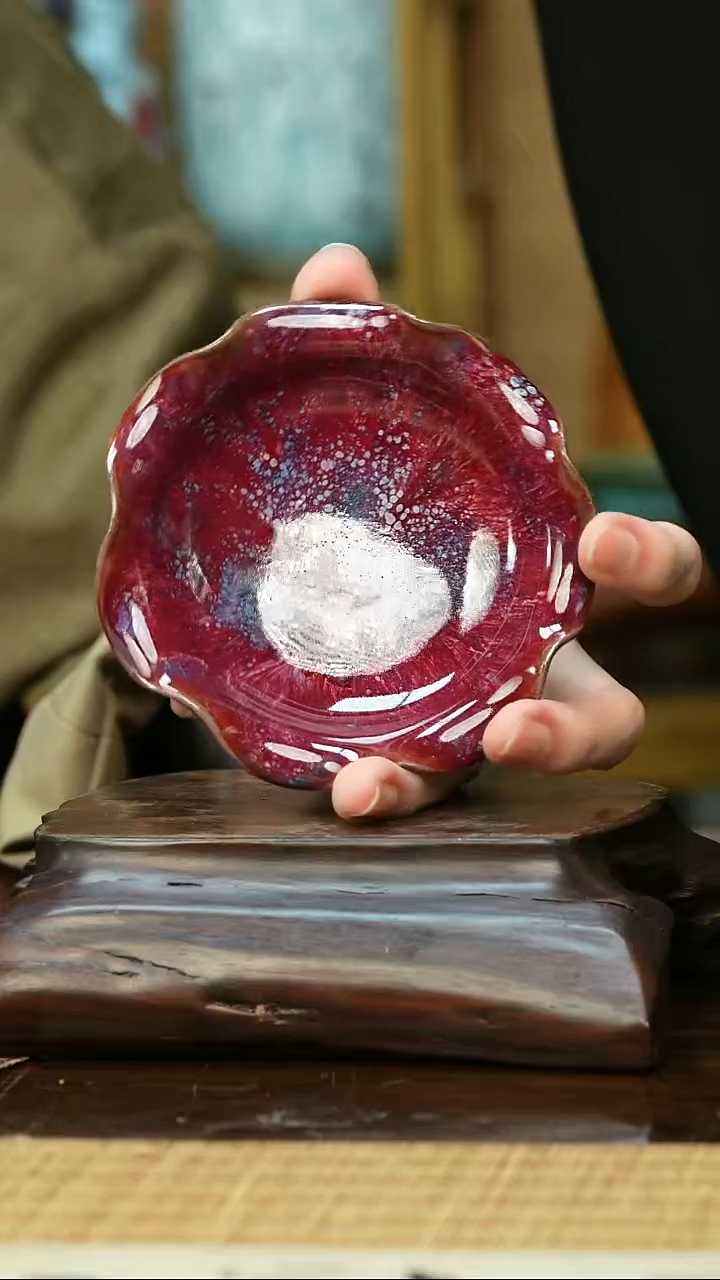 陈奎峰手工荷口盘