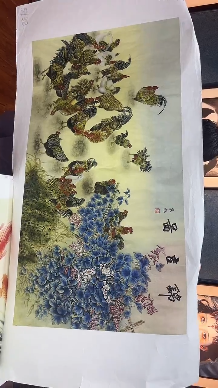 国画九霄甄选国画作品zhb028
