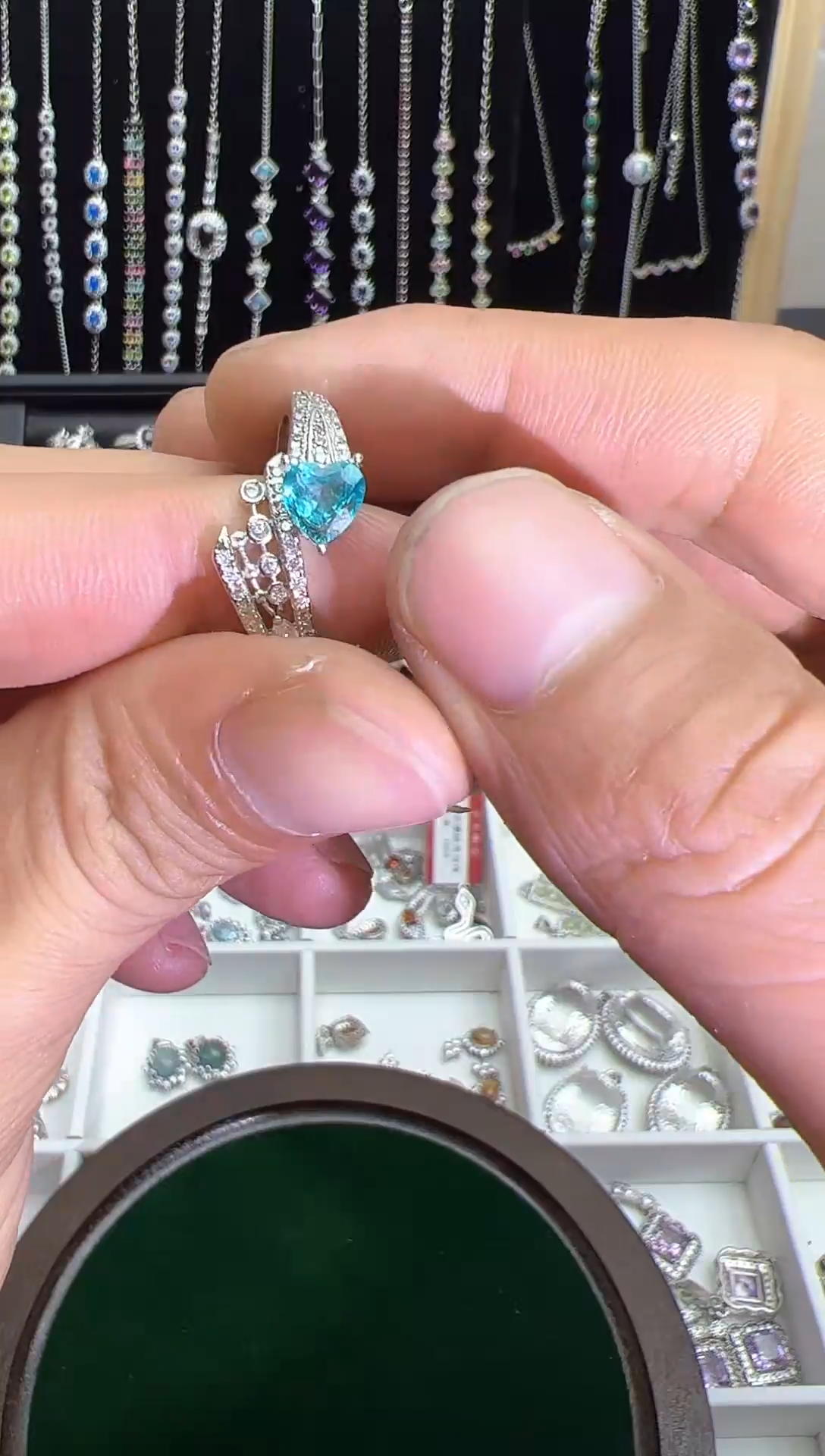 【闪购商品】锂辉石戒指银S925镶嵌0000