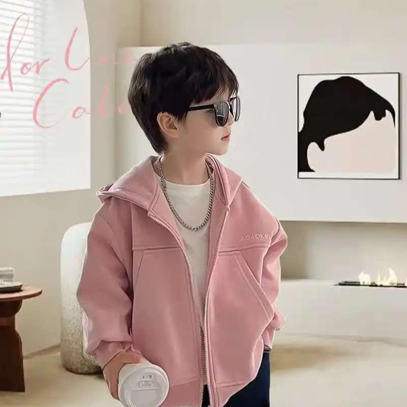 （大J）A+J短袖休闲纯棉韩版洋气外套时尚儿童装宽松