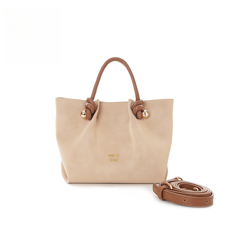 稻草人2024秋冬新款小菜篮子手提单肩斜跨包托特包女包包