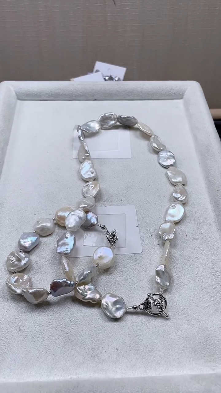 未镶嵌套装淡水珍珠【纯恬饰品】