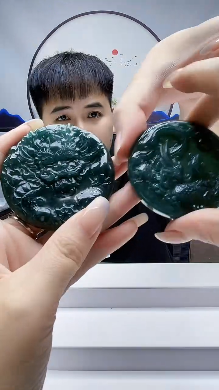 未镶嵌定制翡翠毛货挂件98