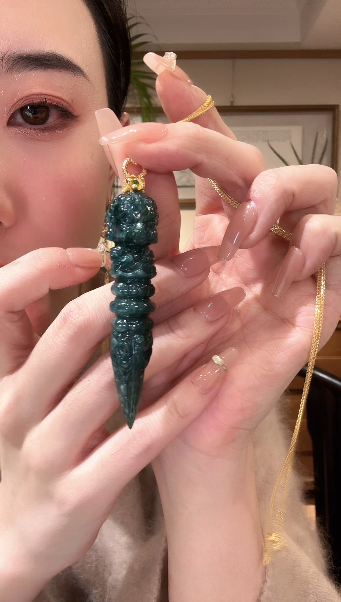 【闪购商品】翡翠颈饰未镶嵌国风