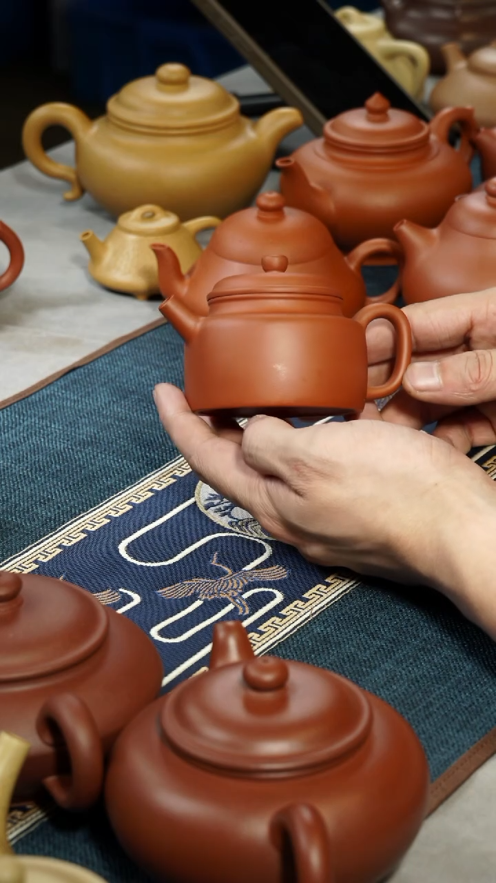 【闪购商品】紫砂茶壶朱泥德钟茶壶茶壶