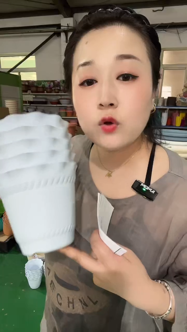 5个罗马盆3号盆无托，蓝色