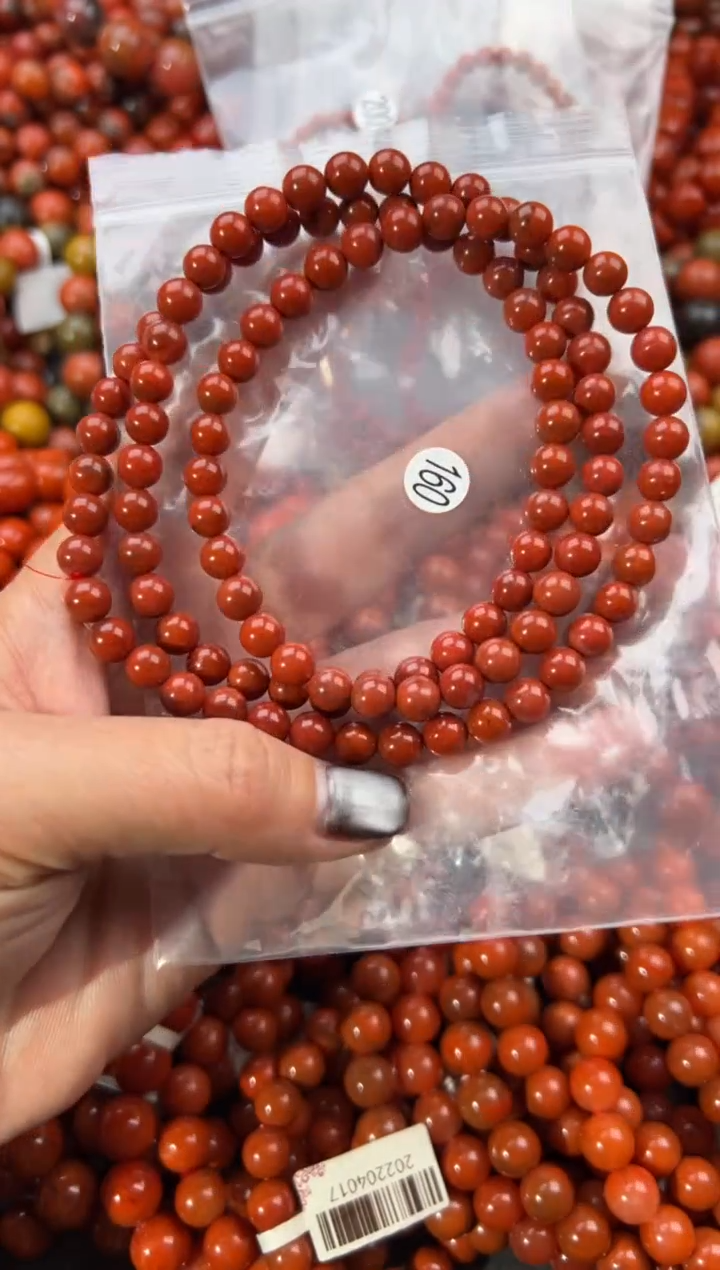 未镶嵌手串南红玛瑙6+