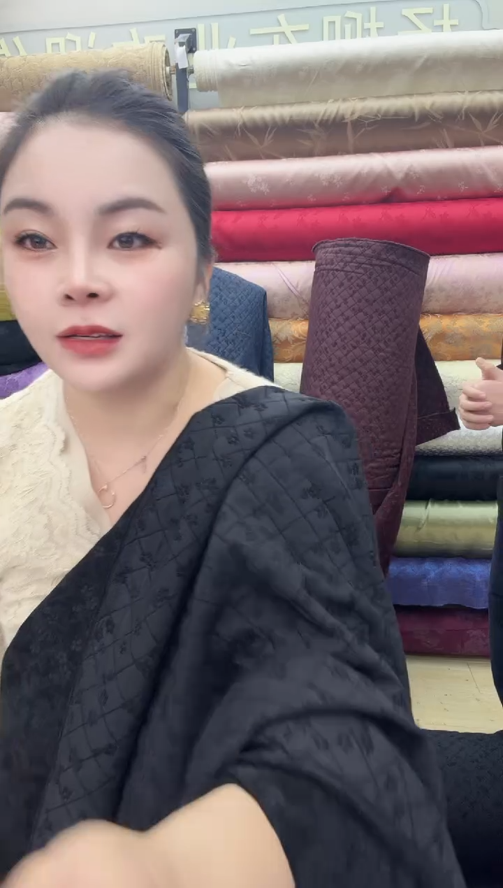 10号黑色棉裤面料  半米价