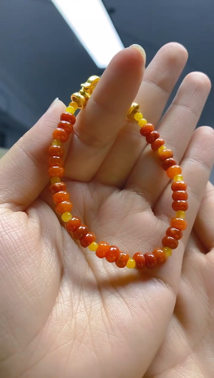 【闪购商品】翡翠耳饰合金095翡翠手链