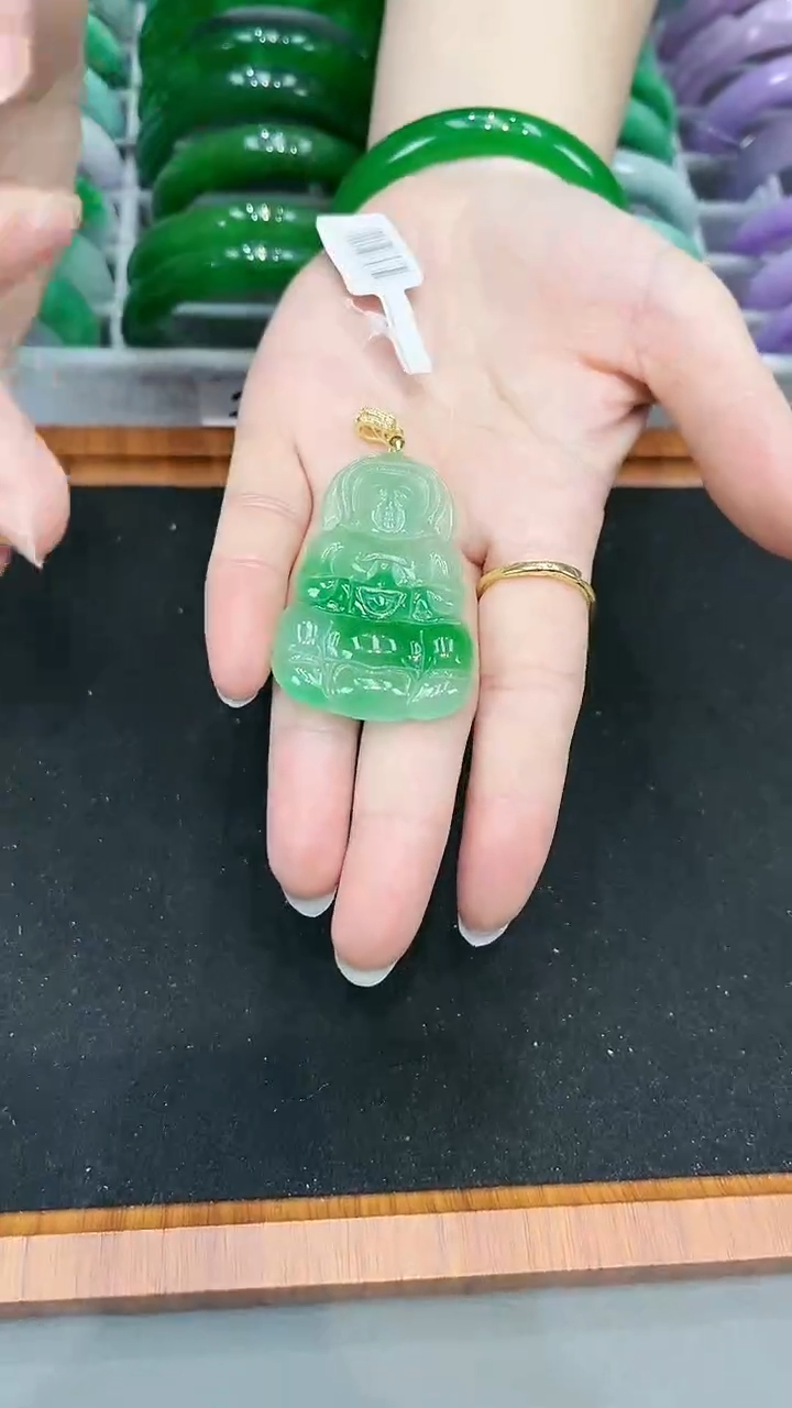 【闪购商品】砖雕s98 冰晴水观音吊坠