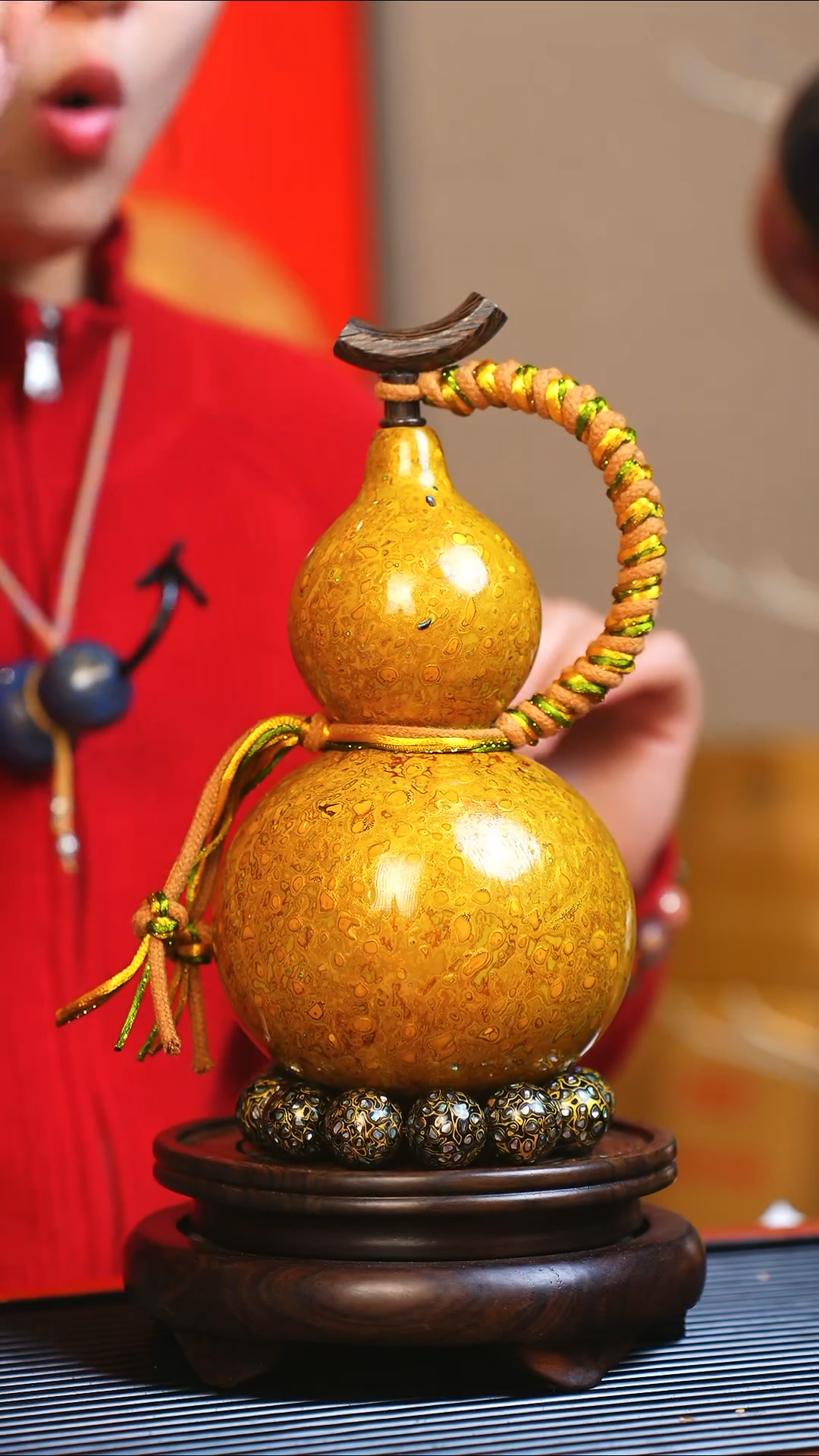 【闪购商品】JP046大师姐臻选非遗大漆酒葫芦