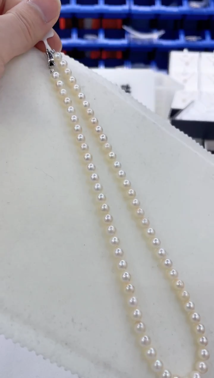 颈饰银S925镶嵌海水珍珠  