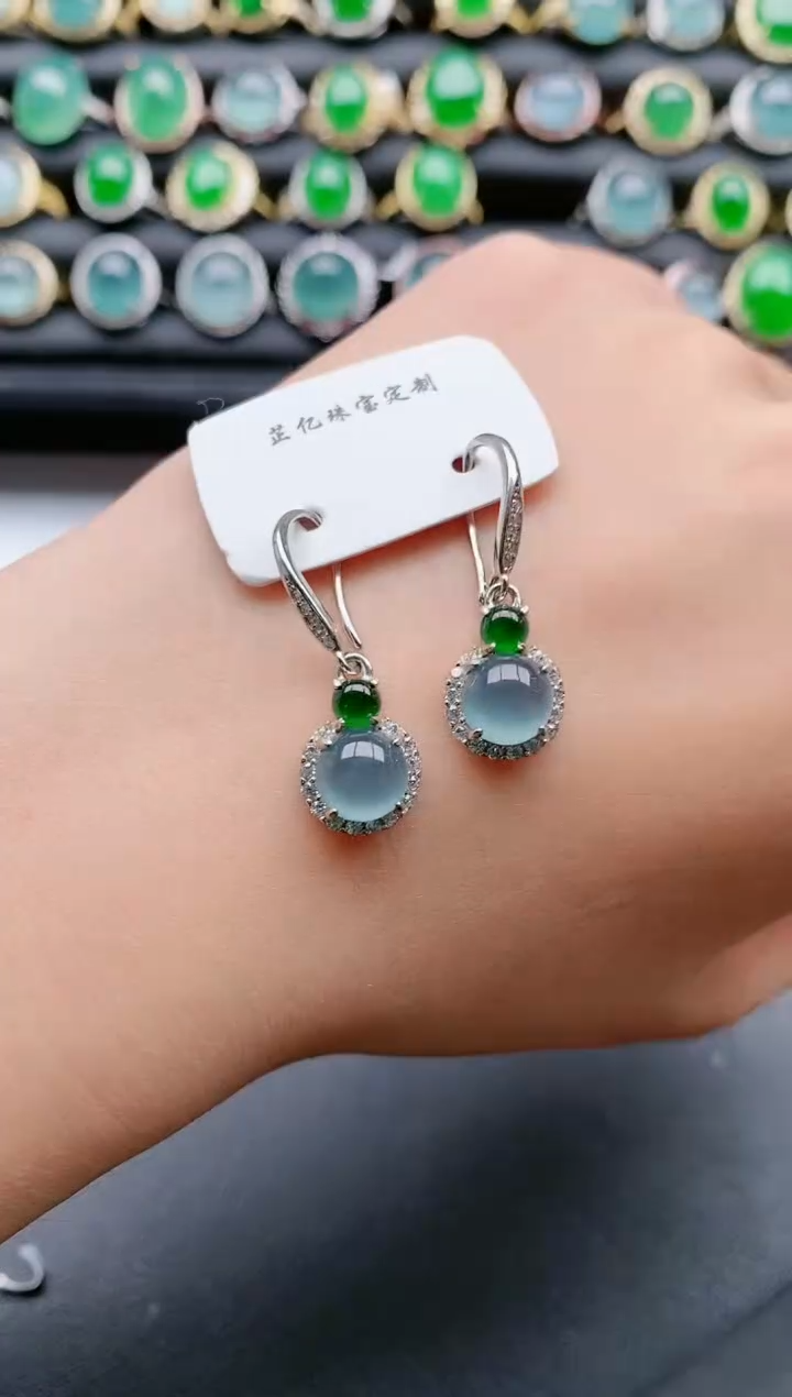 【闪购商品】翡翠戒指银S925镶嵌11111