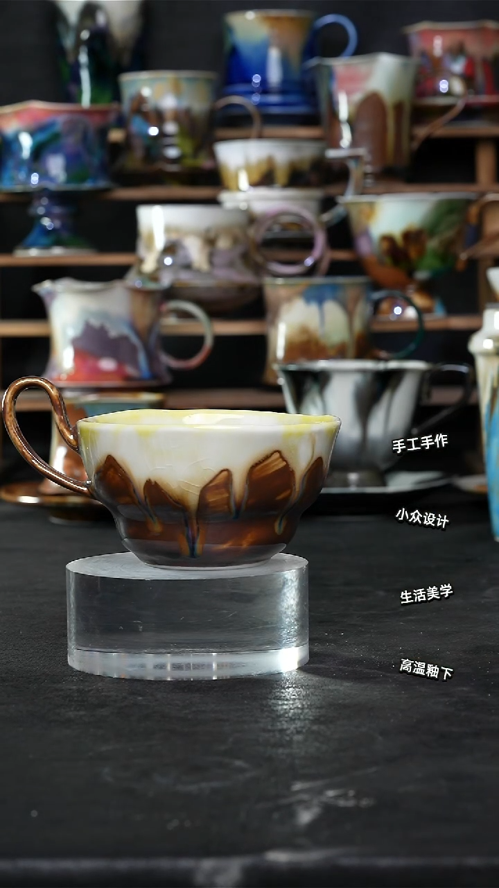 设计师款景德镇森涩手创陶瓷（食品级）096