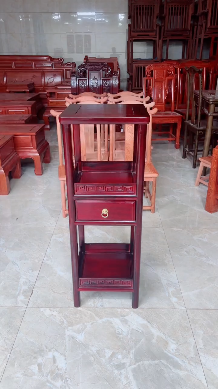 花梨木类成套家具酸枝木88高花架，尺寸长35宽35/88