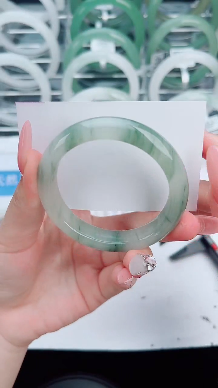 未镶嵌手镯石英质玉85-53/54