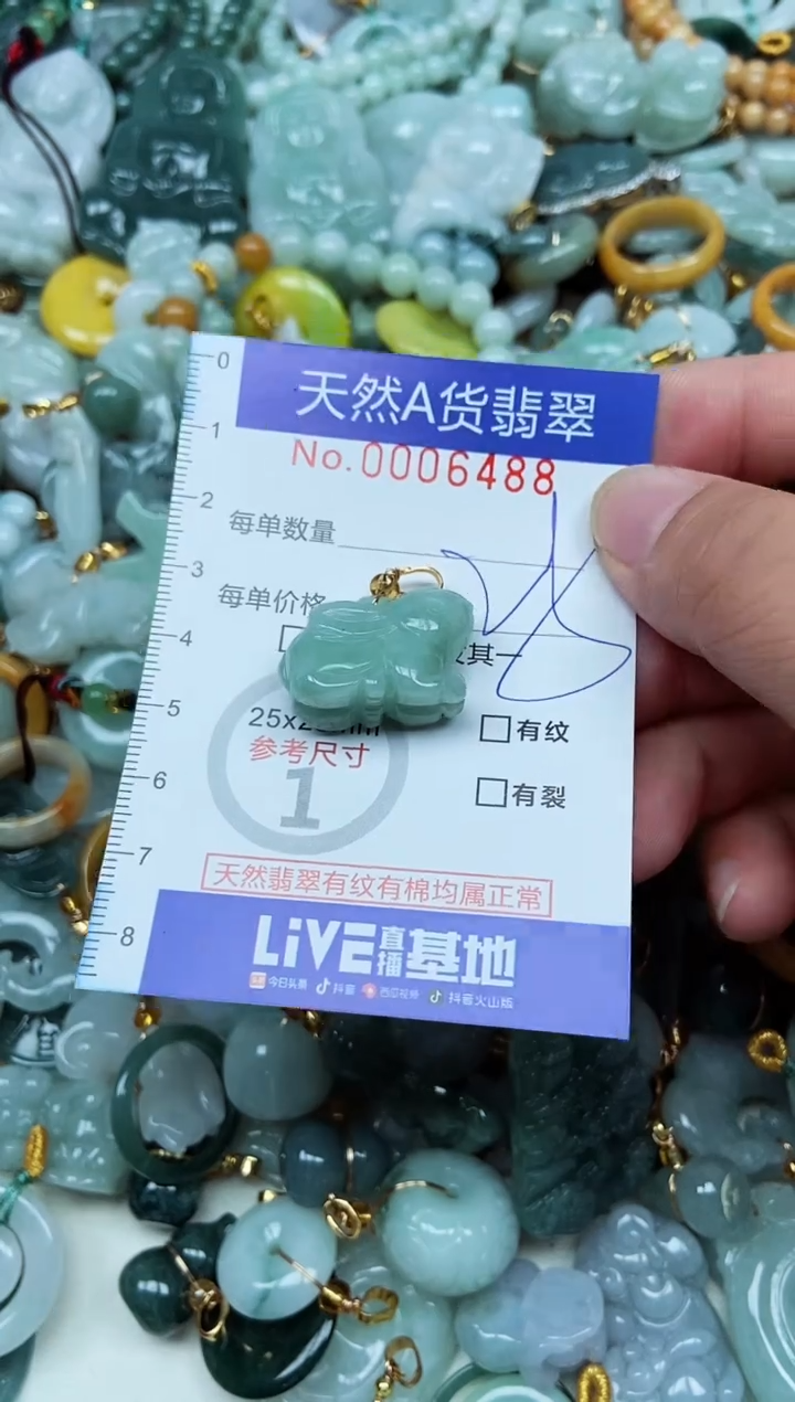 翡翠未镶嵌吊坠(不含链)翡翠