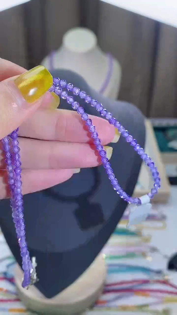 【闪购商品】钻石项链银S925镶嵌诗宁甄选珠宝SYZB47