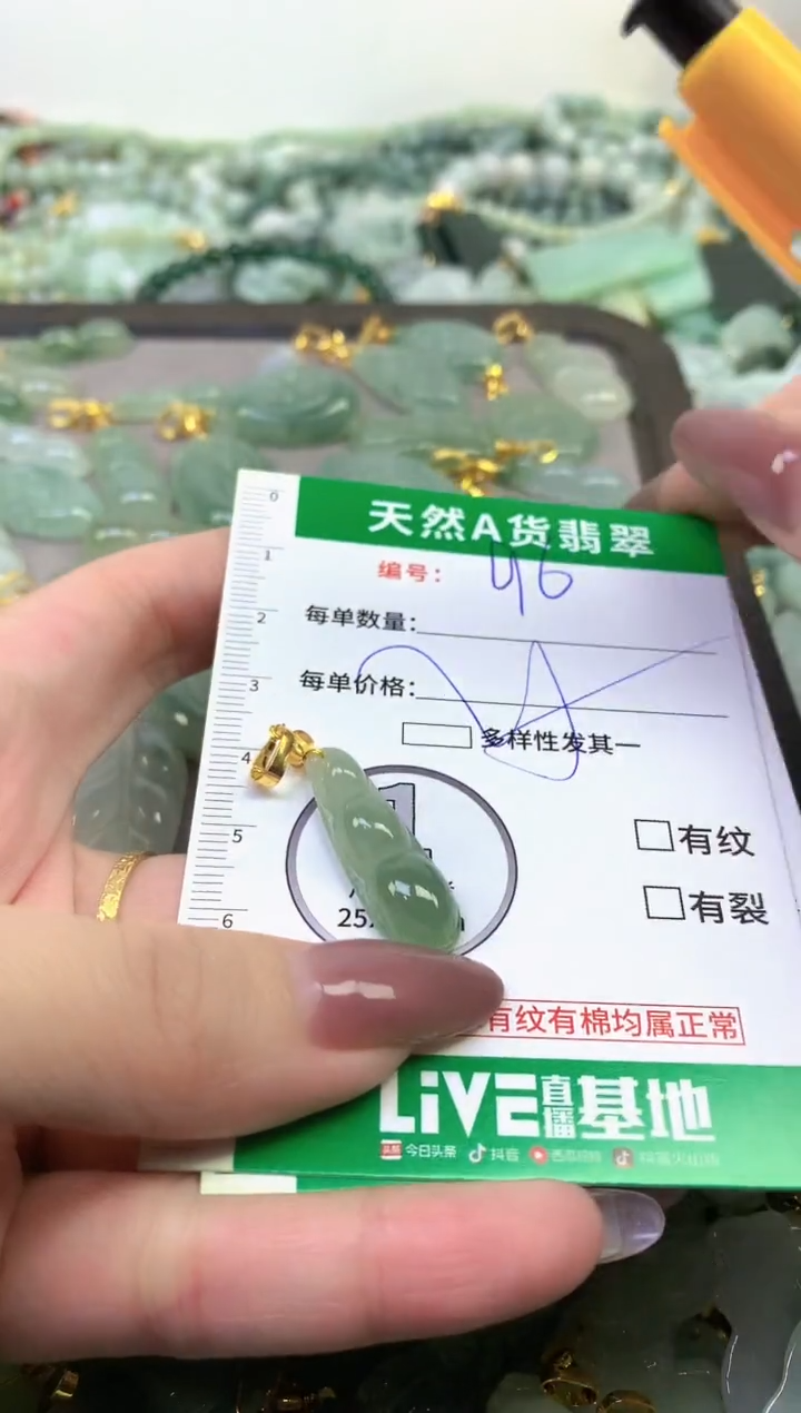 颈饰未镶嵌翡翠纯天然缅甸A货翡翠