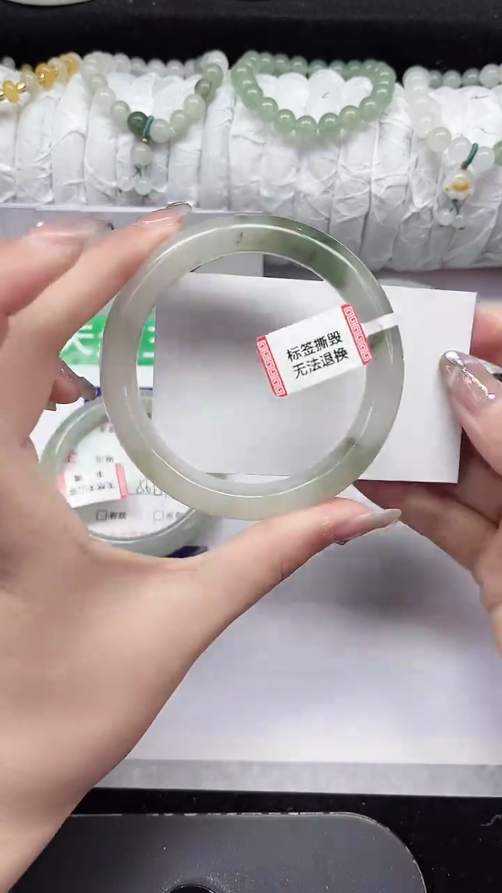 未镶嵌手镯石英质玉322-58/59