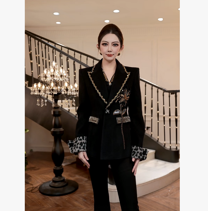 【FUNANI】 轻奢法式高级感重工原创设计感 外套 X2531030A