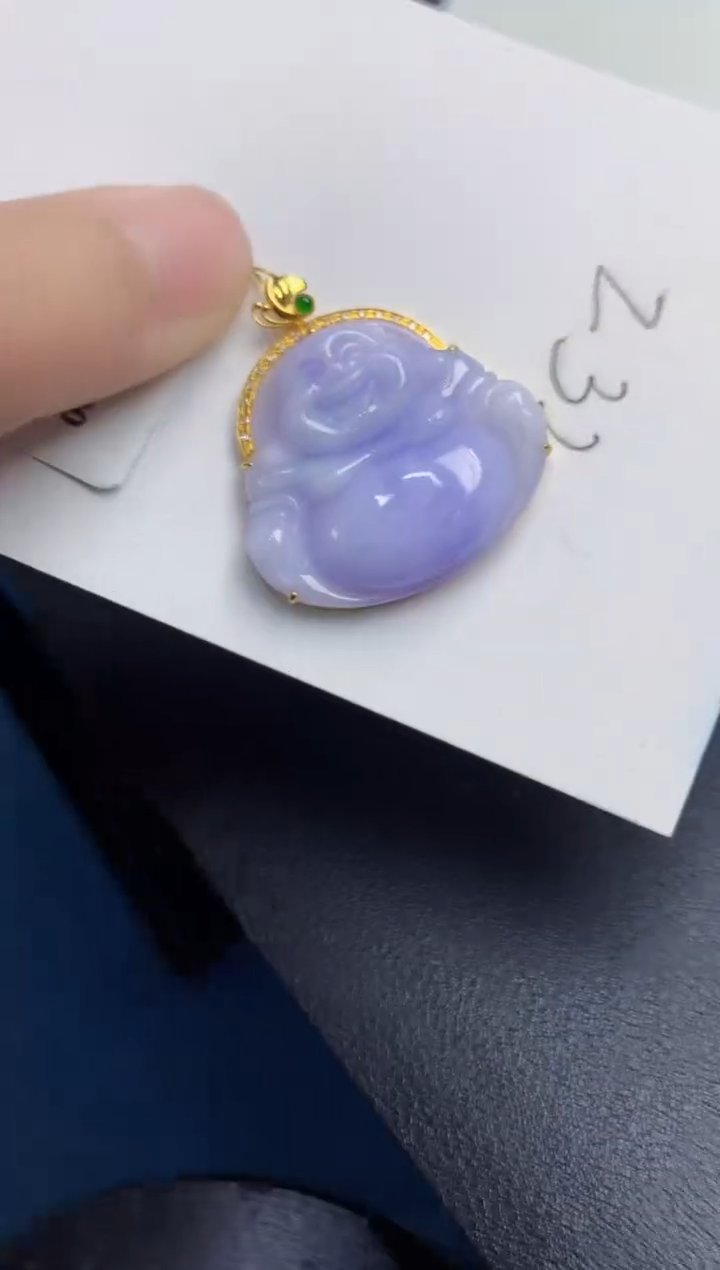 【闪购商品】翡翠颈饰18K金镶嵌000000000