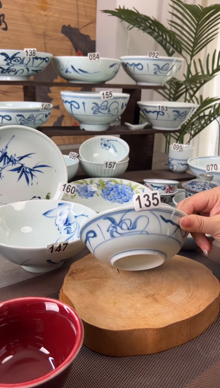 碗大暇山茶花6寸正德碗（单只装）